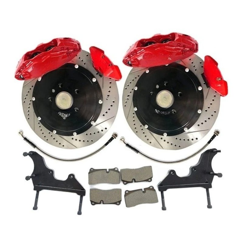 KLAKLE Car Accessories Brake System F40 Caliper Rear Dual Brake Caliper 355*28mm Disc Rotor for A3